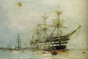 unknow artist Seascape, boats, ships and warships. 121 china oil painting reproduction